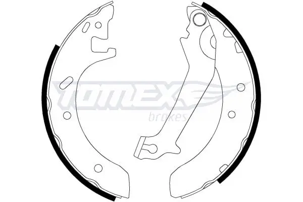 Bremsbackensatz TOMEX Brakes TX 20-51