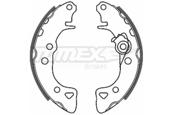 Bremsbackensatz TOMEX Brakes TX 20-55