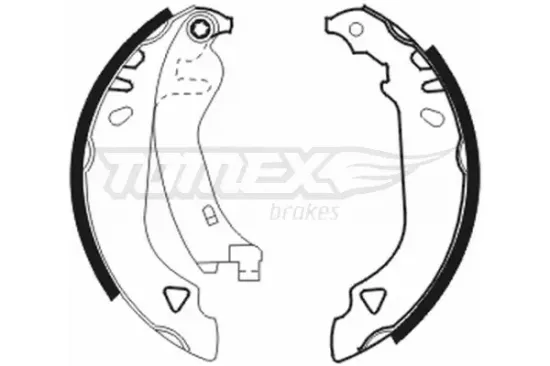 Bremsbackensatz Hinterachse TOMEX Brakes TX 20-64 Bild Bremsbackensatz Hinterachse TOMEX Brakes TX 20-64