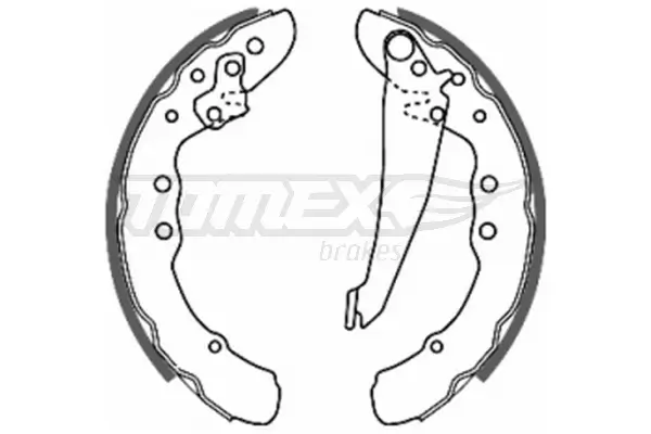 Bremsbackensatz TOMEX Brakes TX 20-70