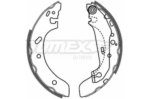 Bremsbackensatz TOMEX Brakes TX 20-73