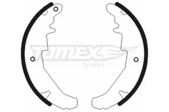 Bremsbackensatz Hinterachse TOMEX Brakes TX 20-76 Bild Bremsbackensatz Hinterachse TOMEX Brakes TX 20-76