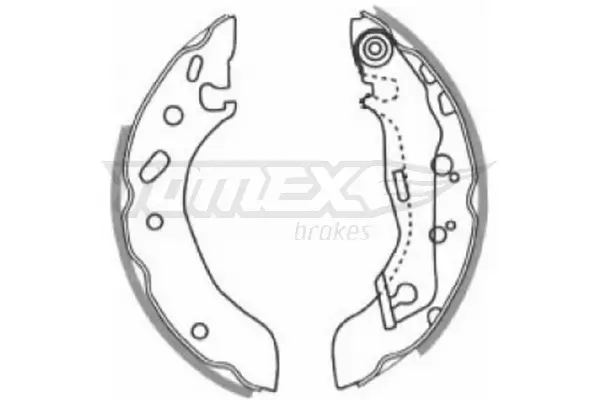 Bremsbackensatz TOMEX Brakes TX 20-83