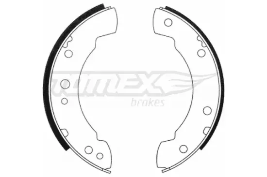 Bremsbackensatz Hinterachse TOMEX Brakes TX 20-88 Bild Bremsbackensatz Hinterachse TOMEX Brakes TX 20-88