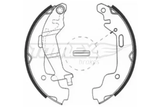 Bremsbackensatz Hinterachse TOMEX Brakes TX 21-10 Bild Bremsbackensatz Hinterachse TOMEX Brakes TX 21-10
