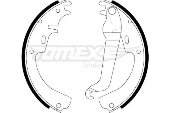 Bremsbackensatz Hinterachse TOMEX Brakes TX 21-11 Bild Bremsbackensatz Hinterachse TOMEX Brakes TX 21-11