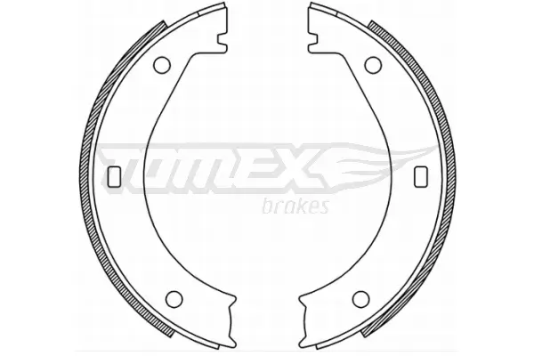 Bremsbackensatz TOMEX Brakes TX 21-25