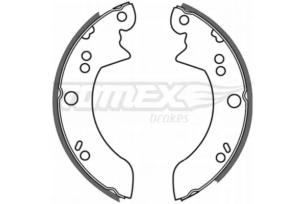 Bremsbackensatz TOMEX Brakes TX 21-34