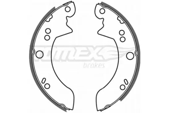 Bremsbackensatz TOMEX Brakes TX 21-34 Bild Bremsbackensatz TOMEX Brakes TX 21-34