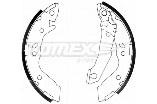 Bremsbackensatz TOMEX Brakes TX 21-36