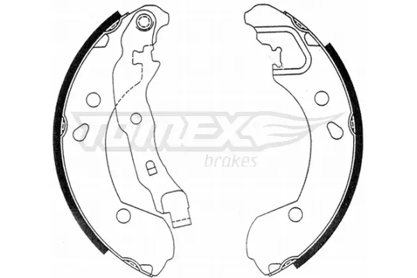 Bremsbackensatz TOMEX Brakes TX 21-48