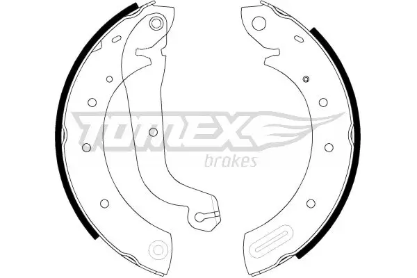 Bremsbackensatz TOMEX Brakes TX 21-60