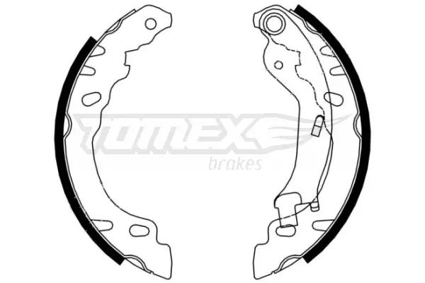 Bremsbackensatz TOMEX Brakes TX 21-61