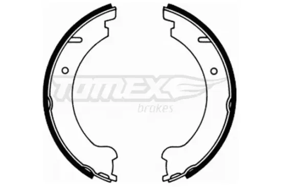 Bremsbackensatz Hinterachse TOMEX Brakes TX 21-69 Bild Bremsbackensatz Hinterachse TOMEX Brakes TX 21-69