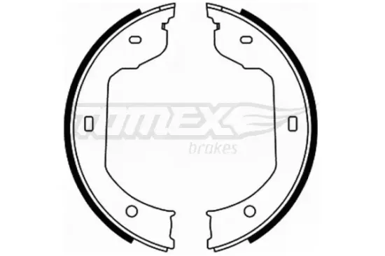 Bremsbackensatz Hinterachse TOMEX Brakes TX 21-90 Bild Bremsbackensatz Hinterachse TOMEX Brakes TX 21-90