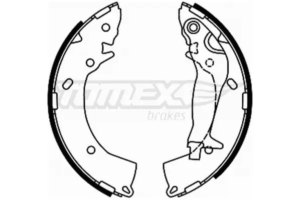 Bremsbackensatz Hinterachse TOMEX Brakes TX 21-92