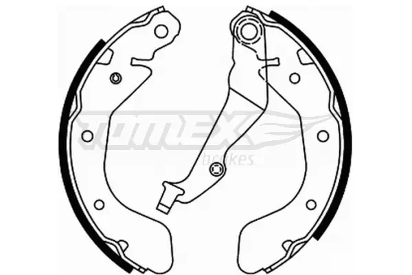Bremsbackensatz Hinterachse TOMEX Brakes TX 21-93