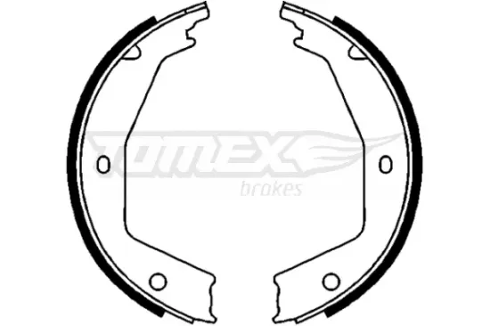 Bremsbackensatz Hinterachse TOMEX Brakes TX 21-97 Bild Bremsbackensatz Hinterachse TOMEX Brakes TX 21-97