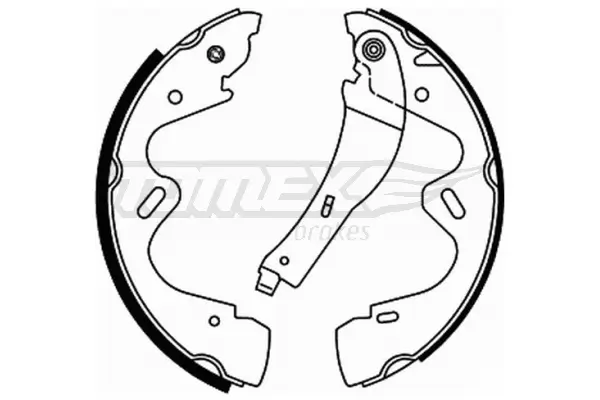 Bremsbackensatz TOMEX Brakes TX 22-01