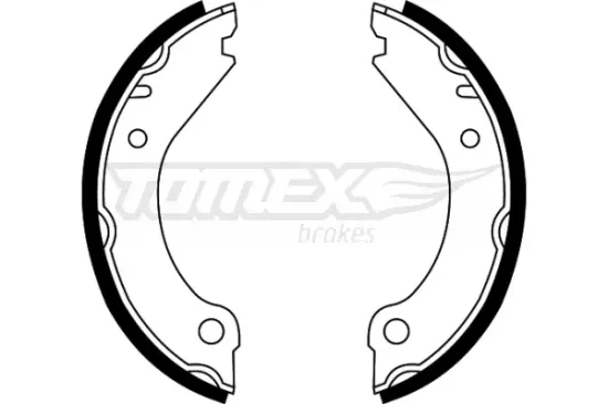 Bremsbackensatz Hinterachse TOMEX Brakes TX 22-08 Bild Bremsbackensatz Hinterachse TOMEX Brakes TX 22-08