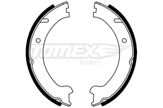 Bremsbackensatz Hinterachse TOMEX Brakes TX 22-10 Bild Bremsbackensatz Hinterachse TOMEX Brakes TX 22-10