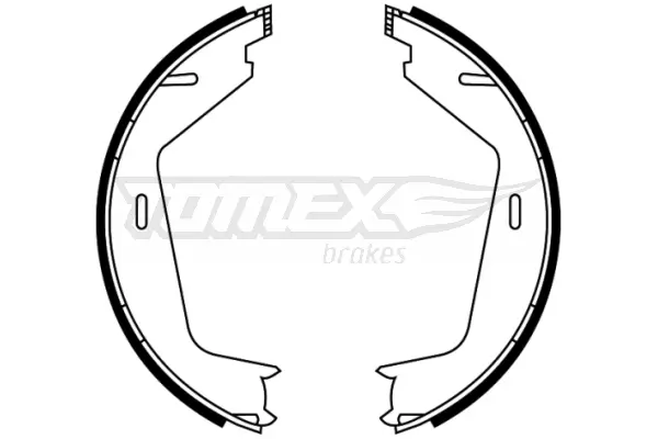 Bremsbackensatz Hinterachse TOMEX Brakes TX 22-11