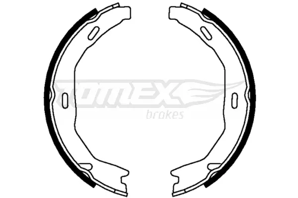 Bremsbackensatz Hinterachse TOMEX Brakes TX 22-15