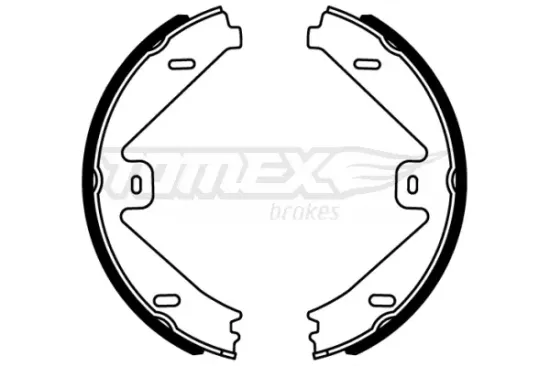 Bremsbackensatz Hinterachse TOMEX Brakes TX 22-16 Bild Bremsbackensatz Hinterachse TOMEX Brakes TX 22-16