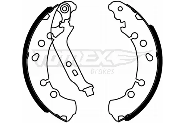 Bremsbackensatz TOMEX Brakes TX 22-17