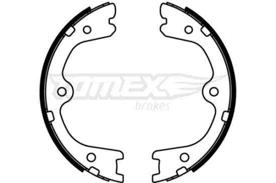 Bremsbackensatz Hinterachse TOMEX Brakes TX 22-23 Bild Bremsbackensatz Hinterachse TOMEX Brakes TX 22-23