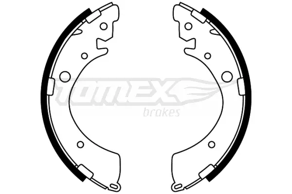 Bremsbackensatz Hinterachse TOMEX Brakes TX 22-40