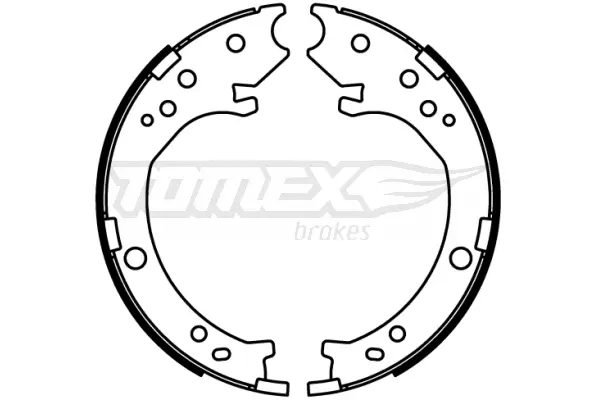 Bremsbackensatz Hinterachse TOMEX Brakes TX 22-51