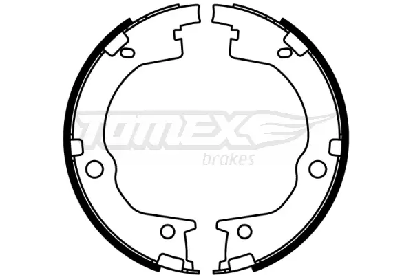 Bremsbackensatz Hinterachse TOMEX Brakes TX 22-55