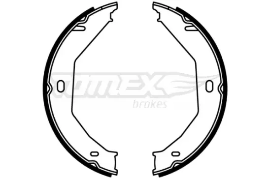 Bremsbackensatz Hinterachse TOMEX Brakes TX 22-58 Bild Bremsbackensatz Hinterachse TOMEX Brakes TX 22-58