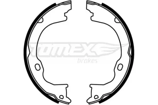 Bremsbackensatz Hinterachse TOMEX Brakes TX 22-61 Bild Bremsbackensatz Hinterachse TOMEX Brakes TX 22-61