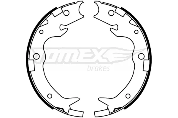 Bremsbackensatz Hinterachse TOMEX Brakes TX 22-65