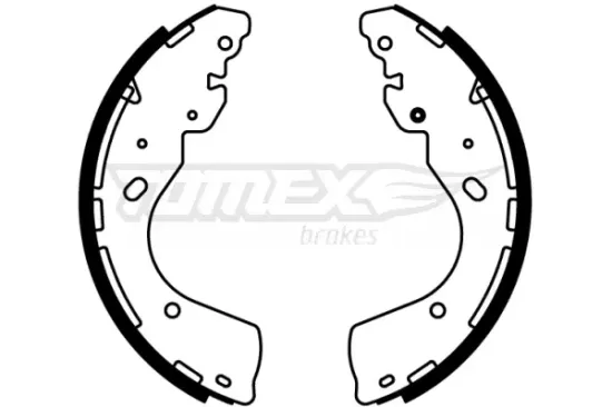Bremsbackensatz Hinterachse TOMEX Brakes TX 22-66 Bild Bremsbackensatz Hinterachse TOMEX Brakes TX 22-66