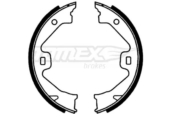 Bremsbackensatz Hinterachse TOMEX Brakes TX 22-70