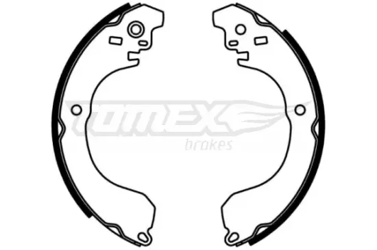 Bremsbackensatz Hinterachse TOMEX Brakes TX 22-91 Bild Bremsbackensatz Hinterachse TOMEX Brakes TX 22-91