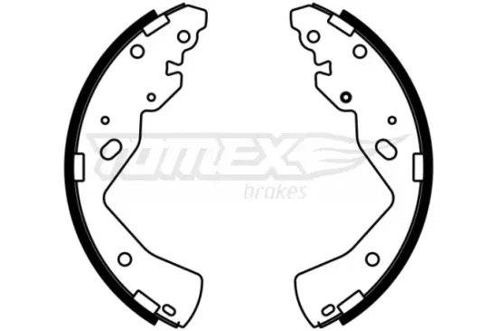 Bremsbackensatz Hinterachse TOMEX Brakes TX 22-98 Bild Bremsbackensatz Hinterachse TOMEX Brakes TX 22-98