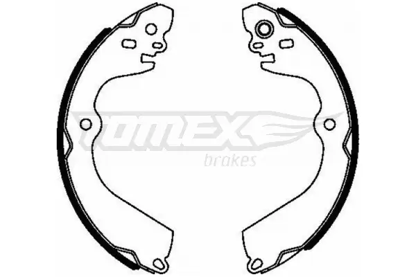 Bremsbackensatz TOMEX Brakes TX 23-07