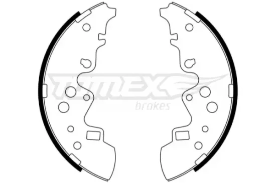 Bremsbackensatz Hinterachse TOMEX Brakes TX 23-09 Bild Bremsbackensatz Hinterachse TOMEX Brakes TX 23-09