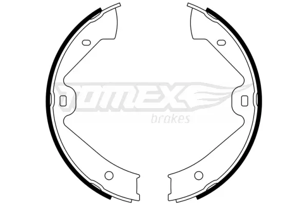 Bremsbackensatz Hinterachse TOMEX Brakes TX 23-11