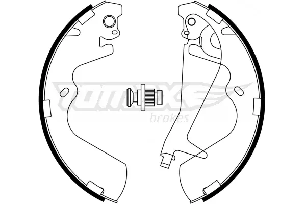 Bremsbackensatz Hinterachse TOMEX Brakes TX 23-25