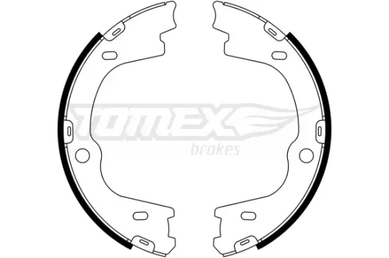 Bremsbackensatz Hinterachse TOMEX Brakes TX 23-27 Bild Bremsbackensatz Hinterachse TOMEX Brakes TX 23-27