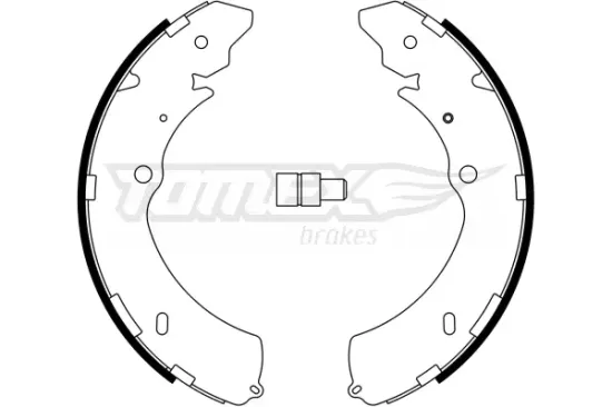 Bremsbackensatz TOMEX Brakes TX 23-28 Bild Bremsbackensatz TOMEX Brakes TX 23-28