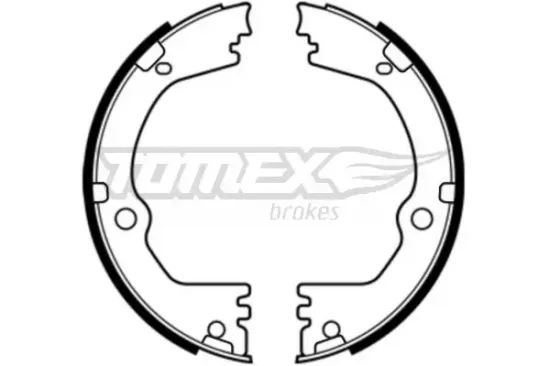 Bremsbackensatz Hinterachse TOMEX Brakes TX 23-48 Bild Bremsbackensatz Hinterachse TOMEX Brakes TX 23-48
