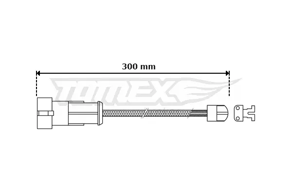 Warnkontakt, Bremsbelagverschleiß TOMEX Brakes TX 30-53