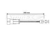 Warnkontakt, Bremsbelagverschleiß TOMEX Brakes TX 30-53