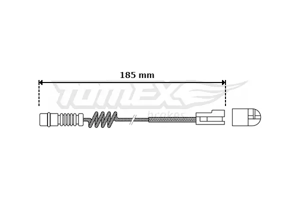 Warnkontakt, Bremsbelagverschleiß TOMEX Brakes TX 30-54